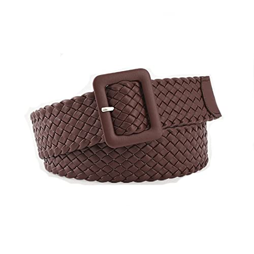 Belts for Womens Braided PU Belt for Casual Pants Jeans Girl Belt