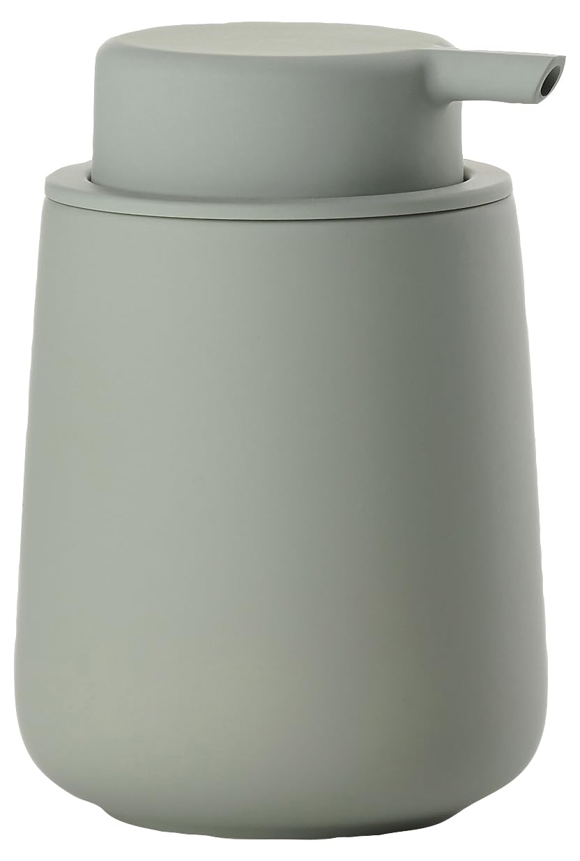 Zone Denmark Matcha Green Nova One Soap Dispenser, Ceramic Bathroom Soap Pump, Refillable Hand Soap, Liquid Soap & Lotion Dispenser, 250 Ml,