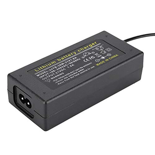 21V 1.8A Netzteiladapter Transformatoradapter Netzteil mit LED-Kontrollleuchte Netzteil für Scheinwerfer, Spielzeugautos, Laufräder(EU