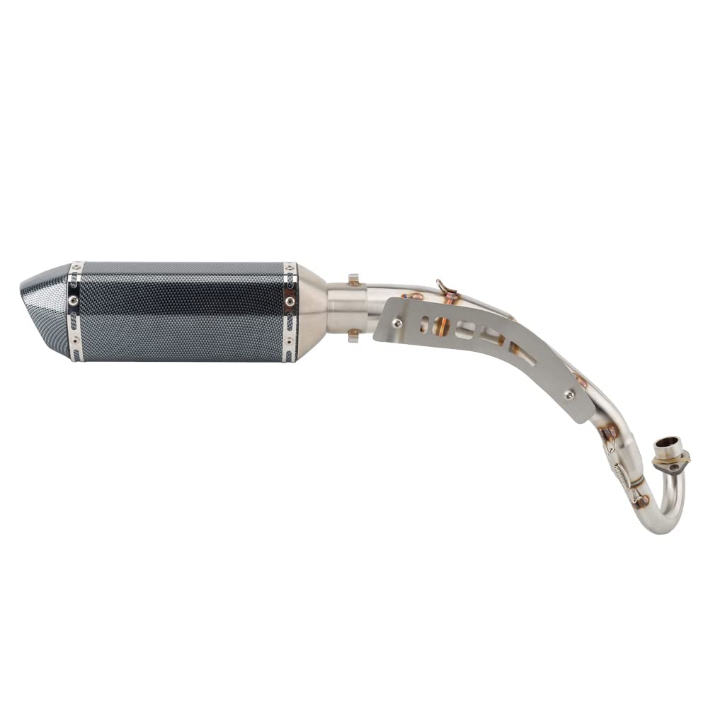 Für Honda Monkey 2019-2023 Motorrad Auspuff Middle Link Pipe Abgaskrümmer Abgasrohrleitungen Slip-on (A)