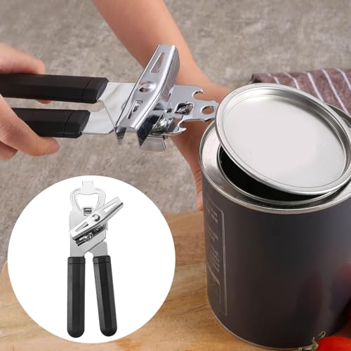 Apriscatole - Acciaio Inossidabile Dispositivo Apri Coperchi Manuale,Rimuovi Coperchi Barattoli | per Anziani Uomini Cucina Casa e Appartamento Bibite Gassate e Bevande Uomini Donne - immagine 3