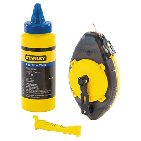 Stanley Powerwinder Chalk Line Kit with Blue Chalk Cover