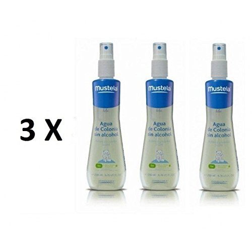MUSTELA Trio Agua de Colonia Sin Alcohol 200ML (3 unidades)