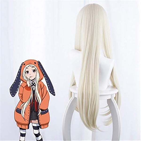 Anime Kakegurui Dwangmatige Speler 2 Cosplay Pruiken Yomoduki Runa Cosplay Pruik Synthetisch Haar Halloween Party Kostuum Show Pruik