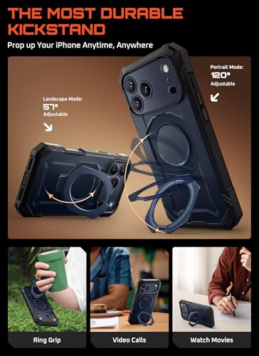 Image of SUPCASE for iPhone 17 Pro Max Case with Tempered Glass Screen Protector