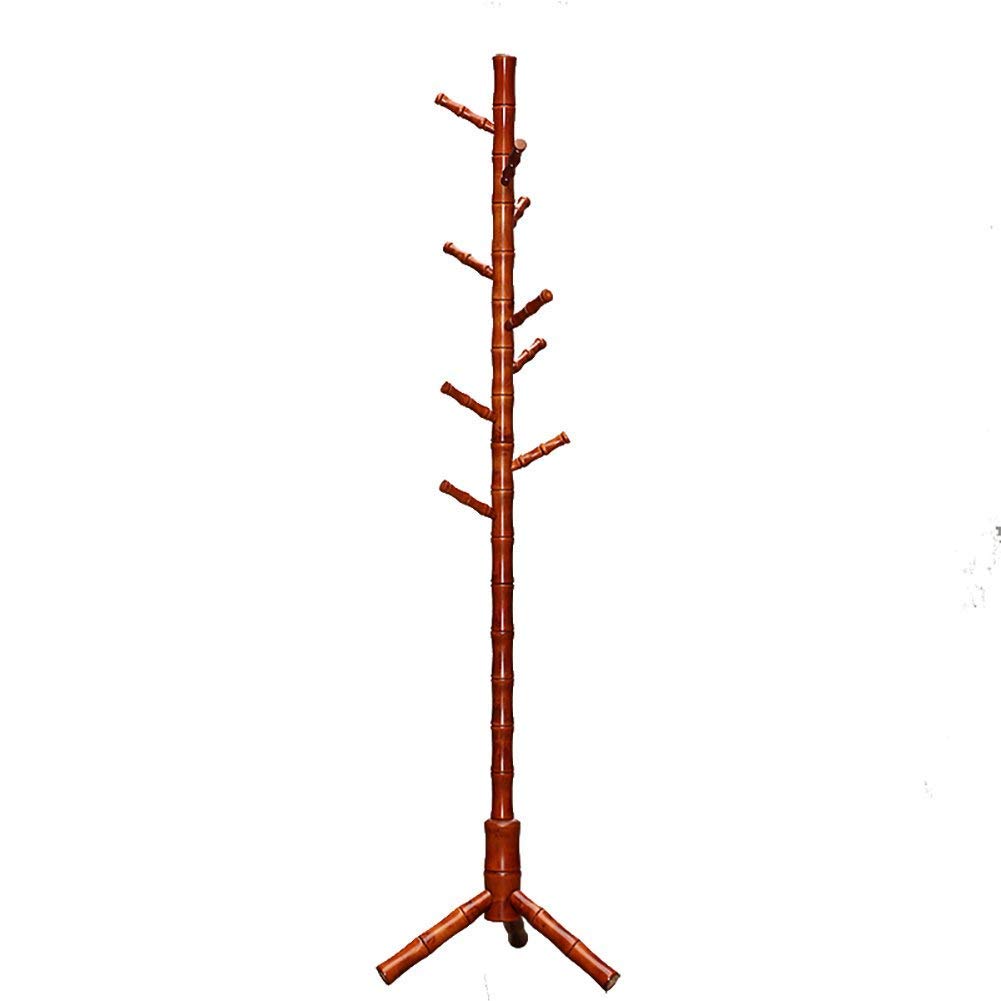 Porte-manteau de maison en bois massif avec cintre simple de sol