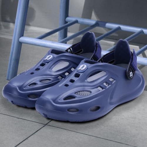 Image of DOCTOR EXTRA SOFT Men's Sports Extra Padding Casual Clogs /Sandals with Adjustable Back Strap for Adult| Comfortable & Lightweight| Stylish & Anti-Skid| Everyday Use Waterproof Mules Gents & Boys D-531