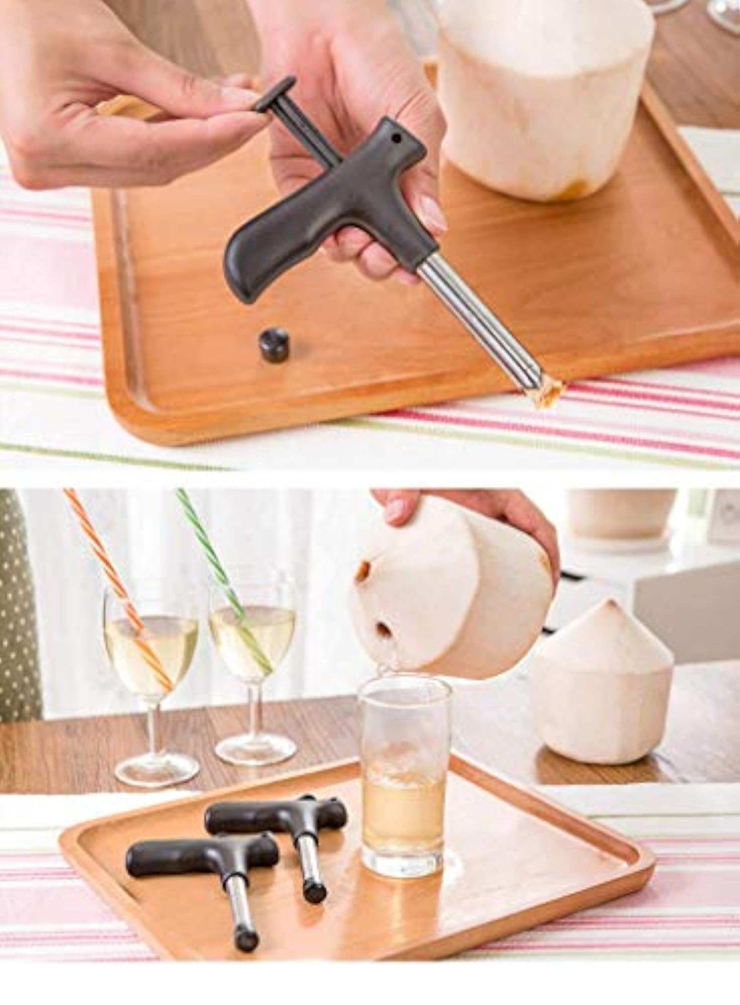 Stainless Steel Coconut Opening Tool