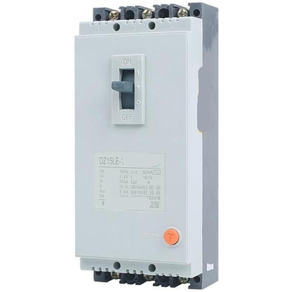 Interruttore Automatico Di Protezione Dalle Perdite Con Custodia In Plastica DZ15LE-100/3902UT 100A 50mA Componenti elettrici