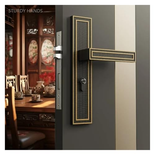 Cerradura de puerta de 45 mm con llave para dormitorios y zonas de estudio 4