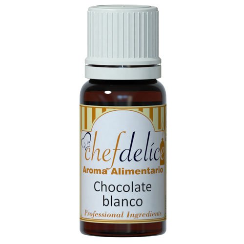 Chefdelice Chefdelice Aroma Concentrado Para Glaseados, Helados, Horneados Y Cremas Sabor Chocolate Blanco, 10Ml Chefdelice 21 g