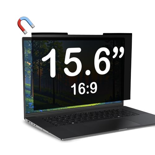 Filtre de confidentialité magnétique pour travailler en train ou café sur PC 15.6