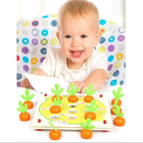 Image of BAYBEE Memory Matching Puzzle Game | Educational Wooden Toys for Kids | Learning Toys for Toddlers & Preschoolers | Brain Development Toy for Baby Boys & Girls Age 3 Years and Up