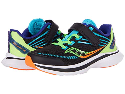 Saucony Unisex Kinder Boy's S Kinvara 12 A/C Schwarz/Grau 11,5K