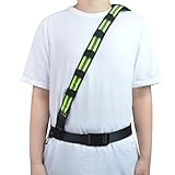 HYSHIKRA ユニバーサル調節可能なラジオショルダーストラップ、反射ストライプとラジオポーチフック付きマイクナイロンホルダー Baofeng Kenwood Yaesu Motorola Radio用