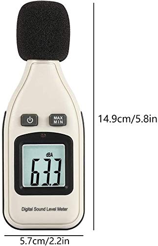 Decibel meter logger numerique RJJ avec microphone haute precision
