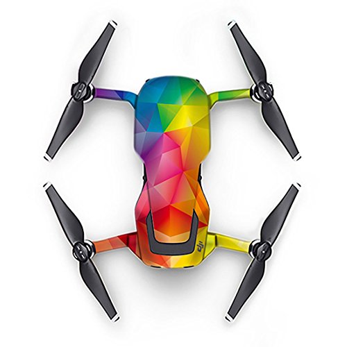 FOKOM Autocollant Etanche en PVC Film Protecteur Peau Decal Skin Sticker Set pour DJI Mavic Air Cover