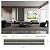 NovaGrid Panel 2PCS 3D Groove Texture Panel Sound Insulation Flat Noodles Wall Panel Solid Core Design, Suitable for Interior Decoration118"x5.11" (Modern Textured)