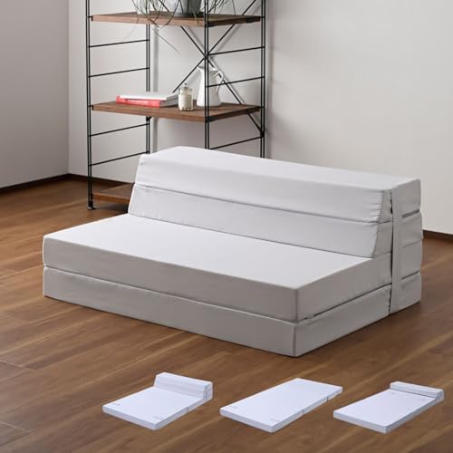 �R�P(YAMAZEN) �\�t�@�[ �}�b�g���X �V���O�� ����10cm ������ 4WAY �܂肽���� ����Q �\�t�@�[�x�b�h ���C�g�O���[ SSM-97195(LGY)