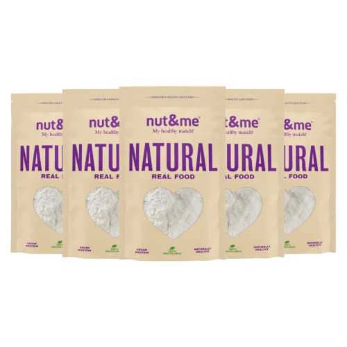 Gomme xanthane 1 kg nut&me | Epaississant alimentaire | Stabilisateur naturel | Céto | Sans gluten, sans lactose, sans additif | Sans OGM | Faible en glucides | Vegan | Pack 5 x 200 gr