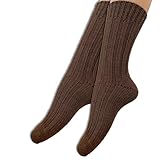 Frida's Wollhaus 1 Paar gestrickte Wollsocken Wool Socks Uni in den Größen 36-40 und 40-45 (Gr....
