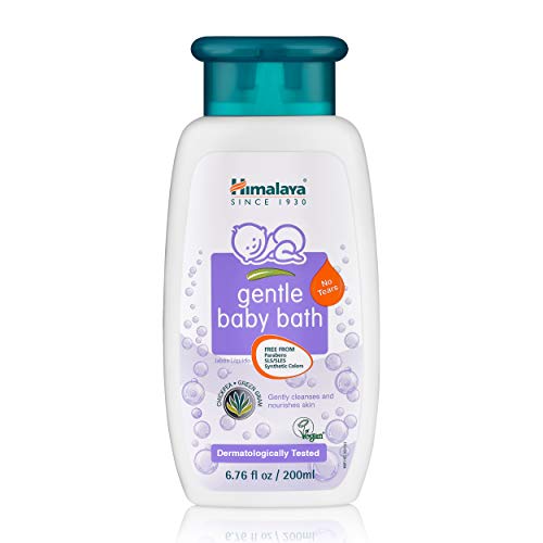 Himalaya Gentle Baby Bath, Baby Wash, Free-From Parabens, SLS/SLES and Phthalates (200 ml 1-PACK)