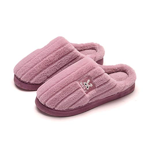 Slippers for Womens Memory Foam,Cozy Slippers Fuzzy Plush Fleece Lined House Shoes for Indoor Outdoor Anti-Skid Rubber Sole