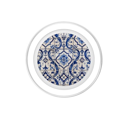 PopGrip Magsafe Bleu Méditerranéen : Support Mosaïque Vintage - 2
