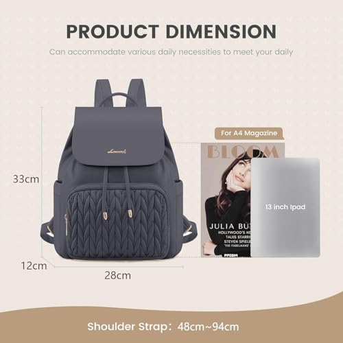 Image of LOVEVOOK Backpack Purse for Women,Small Backpack for Women for Travel Work,Cute Backpack Daypack With Anti-theft Pocket,Fashion Ladies Backpack for Daily College Shopping