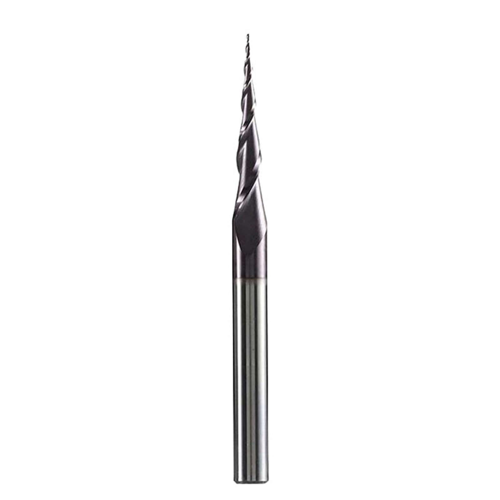 1 Uds. Broca De Punta De Bola Cónica Recubierta De Carburo Sólido Brocas De Fresado CNC For Madera Y Cortadores For Fresa De Extremo De Metal(R0.25-30.5-D6)