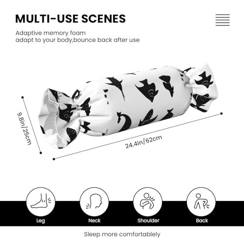 Almohada de espuma viscoelástica tamaño único negra miniatura 3