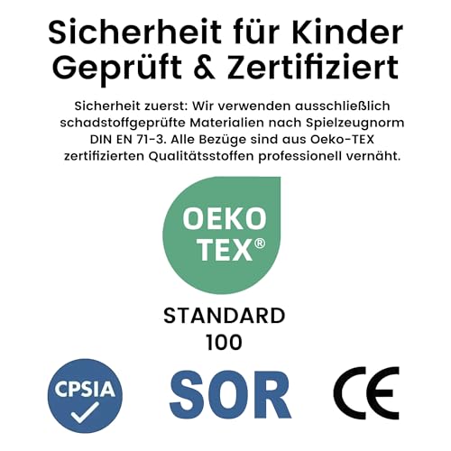 Zedachica Bällebad Baby 90Cmx30Cm Schaumstoff Rund Bällebad Kinder Baby ab 1 Jahr für Innen und Außenbereich Mädchen und Jungen, (Grau, Ohne Bälle)