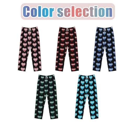 Personalized Pajamas, Custom Pajamas, Custom Pjs Pants, Valentine Pajamas2
