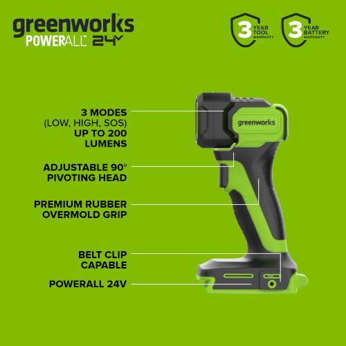 GREENWORKS 24V Brushless Drill, Impact Driver, and Saw Combo