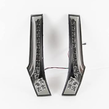 2pcs For Honda Fit JAZZ 2014-2020 Led Rear Side Pillar Tail Brake Driving Light Oem Replacement Accessories Fog Lamp Assembly