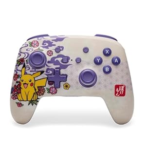 PowerA Enhanced Wireless Controller for Nintendo Switch/Switch 2 / Switch Lite/OLED Model – Pokémon Blossom – Gamepad, game controller, Officially Licensed
