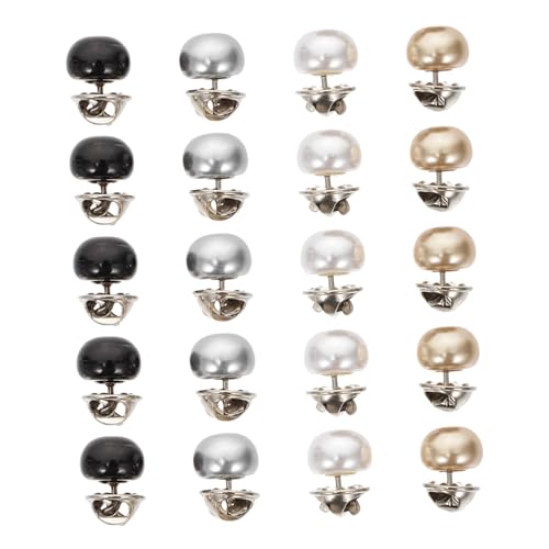 Boutons invisibles anti-décolleté et broches en perles pour ajuster vos vêtements facilement