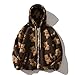 Cute Bear Graphic Plush Hoodies Fashion Women Teen Girls Fall Winter Coats Fuzzy Jackets Zip Up Hooded Outwear for Womens 2024 Trendy Khaki