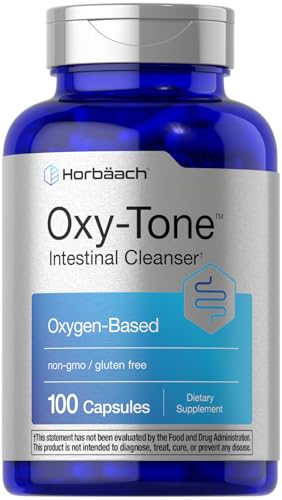 Horbach Colon Cleanse | 100 Capsules | for Men and Women | Non-GMO & Gluten Free Colon Cleanser Pills for Adults | with Ozonated Magnesium