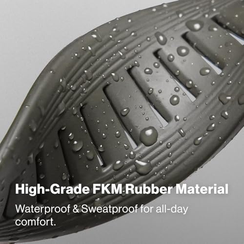 Correa impermeable de caucho FKM para reloj Garmin 22mm miniatura 6