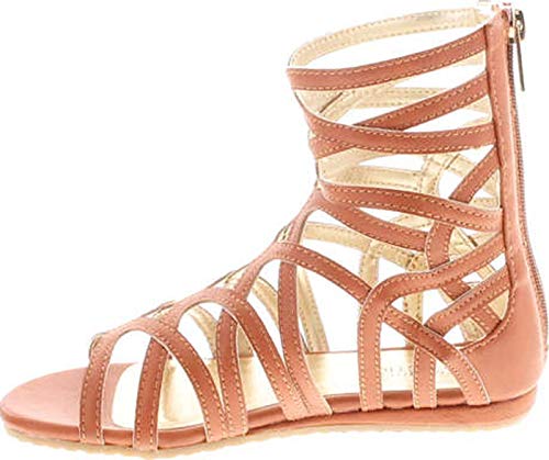 Kenneth Cole Reaction Triump Mid Gladiator Sandal (Little Kid/Big Kid), Natural, 13 M US Little Kid2