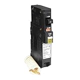 Square D QO120CAFI Plug-In Mount Combination Arc Fault Circuit Breaker 1-Pole 20 Amp 120 Volt AC...