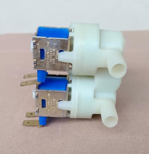 Image of PARDZWORLD Water Inlet Feed Valve 2 Way Suitable for Siemens /Bosch Washing Machines, Replacement Code: HD1015,20120620-708 Match & Buy. Multicolor