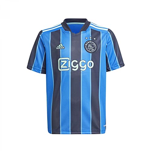 adidas Jungen Ajax A Jsy Y T Shirt, Glory Blue/Legend Ink, 11 Jahre EU