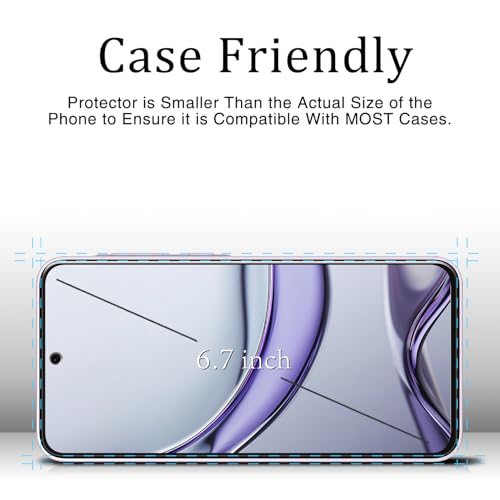 Image of KAREEN 2+2 Pack Screen Protector for Samsung Galaxy A37 5G Tempered Glass Film with Camera Lens Protector, 9H Hardness, Anti Scratch, Bubble Free, Case Friendly