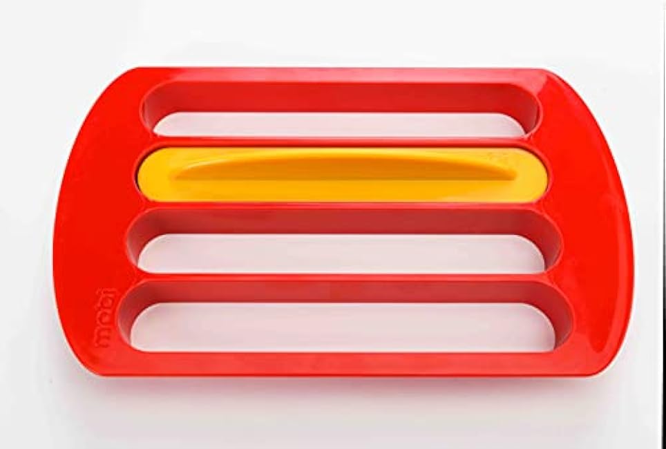 Mobi-The New Cool Way to Eat a Hamburger- Hot Dog Shaped Burger Mold