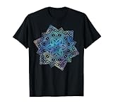 Watercolor Mandala Sacred Fractal Geometry Art Good Vibe T-Shirt