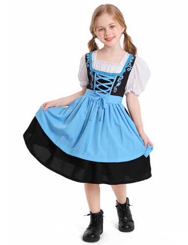 Disfraz Completo Dirndl Baviera Para Niñas miniatura 1