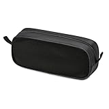 Laptop Chargers Case,Zipper Mesh Electronics Accessories Bag for Laptop Tablet Power/Mouse/Cord/USB Accessories,Black