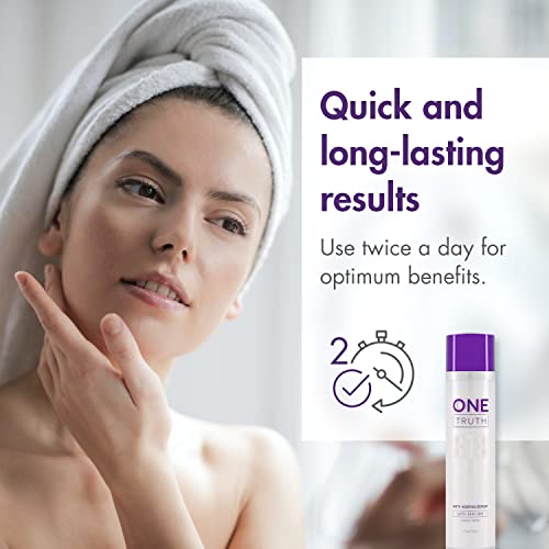 One-Truth-Anti-Aging-Serum-Skincare-for-Face-and-Neck-Reverse-Aging-Brightening-Diminish-Redness-Pigmentation-Broken-Capillaries-Telomerase-Activation-Light-Cooling-Gel